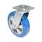 Vestil Polyurethane Precision Ball Bearing Swivel Caster 8 In. x 2 In. 881 lb Blue/Gray CST-PB-8X2PUA-S - alternate 3